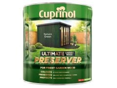 Cuprinol Ultimate Garden Wood Preserver Spruce Green 4 Litre - CUPGWPRESG4L