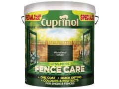 Cuprinol Less Mess Fence Care Woodland Green 6 Litre - CUPLMFCWG6L
