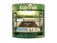 Cuprinol Anti Slip Decking Stain - 2.5 Litres - Hampshire Oak - CUPUTDSHO25L