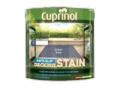Cuprinol Anti Slip Decking Stain Urban Slate 2.5 Litre - CUPUTDSUS25L