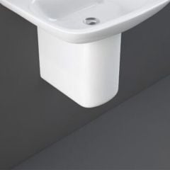 RAK Ceramics Resort Semi Pedestal For 50cm, 55cm and 60cm Basins - Alpine White - CY0103AWHA