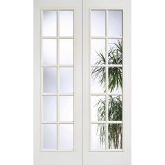 LPD SA 10L Pair Primed White Internal Door 1981x1168x35mm - W20L46