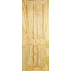 LPD 4P Clear Pine Internal Door 1981x838x35mm - CP4P33