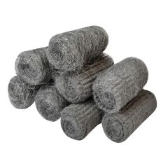 Faithfull Steel Wool, Assorted Grades 20g Rolls (Pack 8) - FAIASW8A