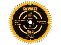 DEWALT Cordless Mitre Saw Blade For DCS365 184 x 16mm x 60T Fine - DEWDT1670QZ