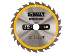 DEWALT Construction Circular Saw Blade 235 x 30mm x 24T - DEWDT1954QZ