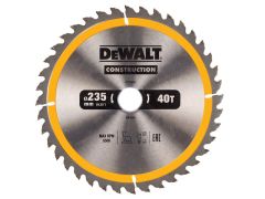 DEWALT Construction Circular Saw Blade 235 x 30mm x 40T - DEWDT1955QZ