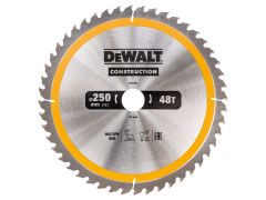 DEWALT Construction Circular Saw Blade 250 x 30mm x 48T - DEWDT1957QZ