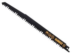 DEWALT HCS Wood Cutting Recip Saw Blades - Coarse, Fast Cuts 240mm (Pack 5) - DEWDT2352QZ
