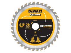 DEWALT FlexVolt XR Circular Saw Blade 216mm x 30mm 36T - DEWDT99569QZ