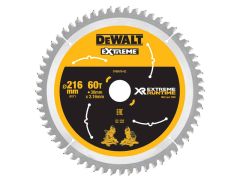 DEWALT FlexVolt XR Circular Saw Blade 216mm x 30mm 60T - DEWDT99570QZ