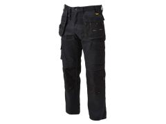 DEWALT Pro Tradesman Black Trousers Waist 30in Leg 31in - DEWPROT3031