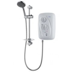 Triton T80Z Electric 8.5kW Thermostatic Fast Fit Shower - White/Chrome - DICE0016