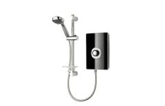 Triton Aspirante 8.5 kw Contemporary Electric Shower - Black Gloss DICE0032
