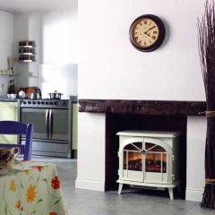 Kitchen Lifestyle Image with Dimplex Chevalier Optiflame Electric Stove - CHV20N