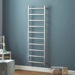 Towelrads Diva Straight Heated Towel Rail 1200x500mm - Brushed Stainless Steel - 230001- lifestyle