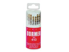 Dormer A094 No.413 HSS TiN Coated Drill Set of 13 1.5- 6.50mm x 0.5mm - DORA094413