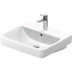 Duravit No.1 550mm Pedestal Basin - White - 23755500002 - Product Image