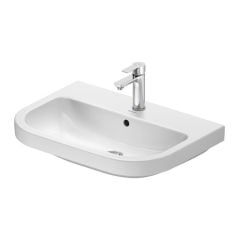 Duravit D-Code 650mm Wash Basin - 1 Tap Hole - White - 23986500002