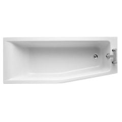 Ideal Standard Concept Space 1700x700mm Idealform Spacemaker Right Hand Shower Bath - White - E049801