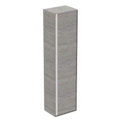 Ideal Standard Connect Air 400mm Tall Column Unit 1 Door - Light Grey Wood/Matt White - E0832PS