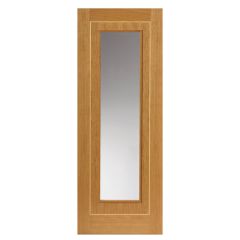 JB Kind Minvera Oak Glazed Internal Door 1981x762x35mm - OMIN26
