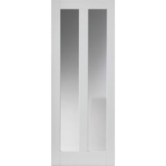 JB Kind Dominica White Glazed Internal Door 1981x838x35mm - CDOMI29