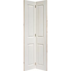 LPD 4P Bi-Fold Primed White Internal Door 1981x762x35mm - BFTEX4P30