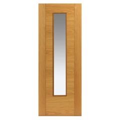 JB Kind Emral Oak Glazed Internal Door 1981x838x35mm - OEMR29