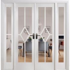 LPD Reims W6 Primed White Internal Room Divider 2031x1904mm - W6WFREI