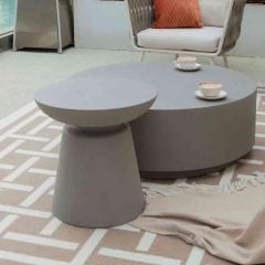 Oseasons® Elementi® Kylix GRC Side Table - Space Grey - 107044