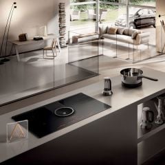 Elica NikolaTesla One 85cm Induction Hob (Recirculating) - Black - PRF0196318