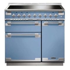 Rangemaster Elise 90cm Induction Range Cooker - China Blue - ELS90EICA/