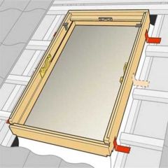 Velux Adaptor Flashing For Combinations - For Use With EDL & EDW 55 x 70cm - ELX CK01 0000