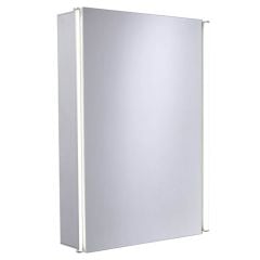 Essential Sleek Mirrored Bathroom Cabinet Single Door - 650 x 440mm - EM005