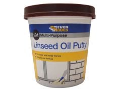 Everbuild Multi Purpose Linseed Oil Putty 101 Brown 1kg - EVBMPPB1KG