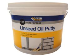 Everbuild Multi Purpose Linseed Oil Putty 101 Natural 5kg - EVBMPPN5KG
