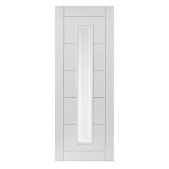 JB Kind Barbican White Glazed Internal Fire Door 1981x838x44mm - LBAR29FD30