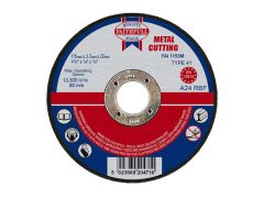 Faithfull Metal Cut Off Disc 115 x 3.2 x 22mm - FAI1153M