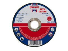 Faithfull Metal Cut Off Disc 125 x 3.2 x 22mm - FAI1253M