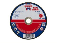 Faithfull Metal Cut Off Disc 180 x 3.2 x 22mm - FAI1803M