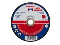 Faithfull Depressed Centre Metal Grinding Disc 180 x 6.5 x 22mm - FAI1806MDG