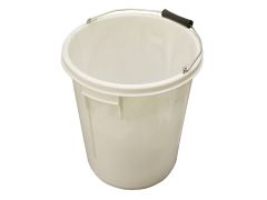 Faithfull 5 Gallon 25 litre Bucket - White - FAI5GBUCKET