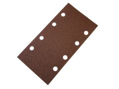 Faithfull 1/3 Sanding Sheet Red Bosch Clip Holed Assorted (Pack of 5) - FAIAOTSBOS