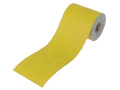 Faithfull Aluminium Oxide Sanding Paper Roll Yellow 115mm x 10m 80g - FAIAR1080Y
