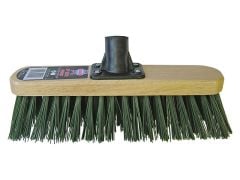 Faithfull Broom Head Stiff Green 300mm (12in) Threaded Socket - FAIBRSTIF12R