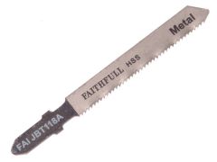 Faithfull 8009-HSS Metal Cutting Jigsaw Blades Pack of 5 T118A - FAIJBT118A