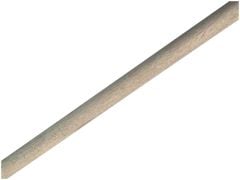 Faithfull Wooden Broom Handle 1.53m x 28mm (60in x 1.1/8in) - FAIRH60118