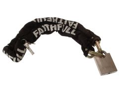 Faithfull Padlock & Chain 1m x 9.5mm - FAIPLCHSET