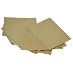 Faithfull Cork Block Glasspaper Sanding Sheets Assorted (Pack 10) - FAIACBGPA